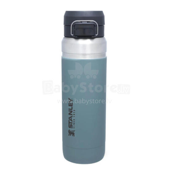 The Quick Flip Water Bottle Go 1,06L blue-grey