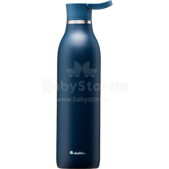 Termopudele CityLoop Thermavac eCycle Water Bottle 0.6L, pārstrādāta nerūs. tērauda / tumši zila