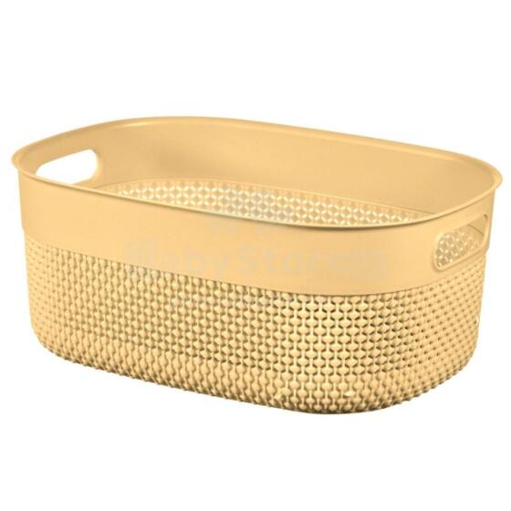 Basket Filo M 12L 38x28,5x15cm yellow