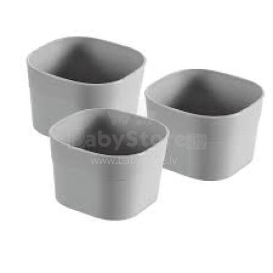 Box-divider set 3gb. Infinity Recycled XS 8x8x5cm grey