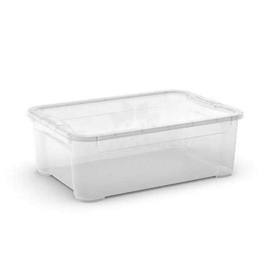 Коробка с крышкой T Box M 32L 39x55,5x19 см прозрачная