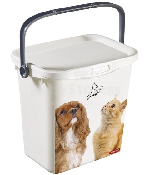 Box with lid and handle Multiboxx 6L 26x20x24cm Cat&amp;amp;Dog