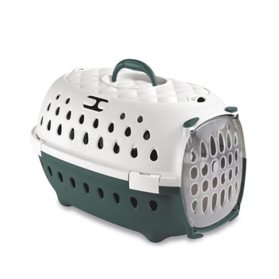 Transport cage Travel Chic 50x34,5x32cm white/green