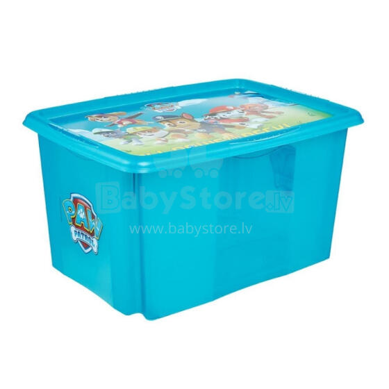 Box with lid 45L Karolina &amp;quot;Paw Patrol&amp;quot; 55,5x40x30cm light blue