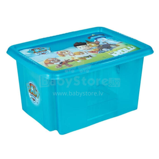 Box with lid 15L Karolina &amp;quot;Paw Patrol&amp;quot; 38x29,5x20,5cm light blue