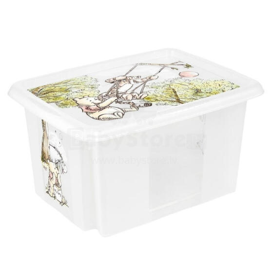 Box with lid 15L Karolina &amp;quot;Winnie the Pooh&amp;quot; 38x29,5x20,5cm transparent