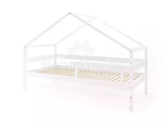 YappyKids YappyHytte Art.388974 White bed - house style 200x90cm