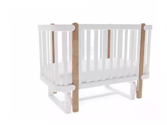 YappyKids YappyÉtude Art.388905 WHITE/SKYGREY Papildkomplekts bērnu gultiņai - šūpuļa mehānisms