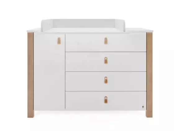 YappyKids YappyÉtude II Art.388851 White komoda su vystymo paviršiumi