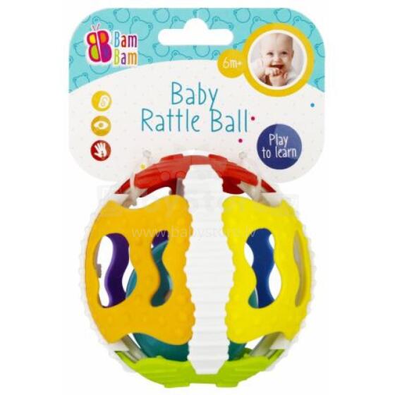 Bam Bam Rattle Ball Art.515077 Grabulis mīkstais