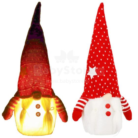 Christmas gnome with led lighting Springos CA1246 33 cm