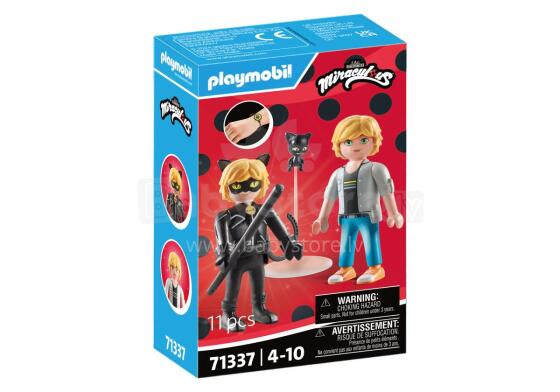 PLAYMOBIL MIRACULOUS: Adrians un Melnais kaķis 71337