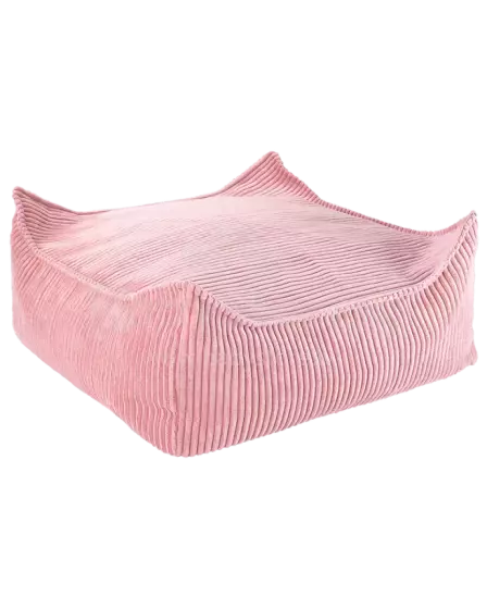 WigiWama Art.W596631 Pink Mousse Квадратный пуфик