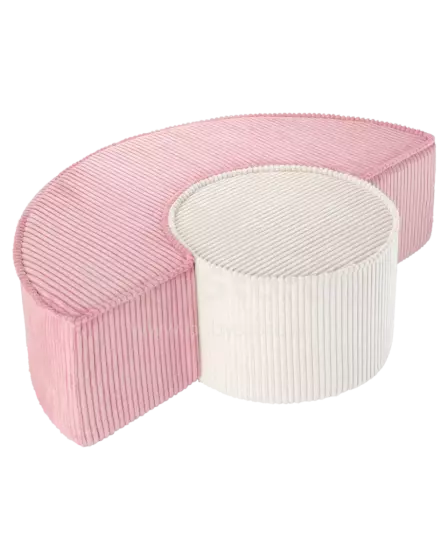 WigiWama Art.W597317 Pink Mousse Pouffe Set