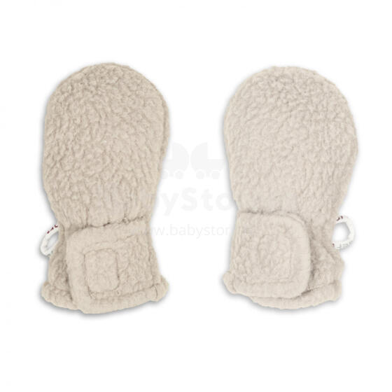 Jaunums! Lodger Mittens Teddy bērnu cimdiņi, Birch, 0-12m