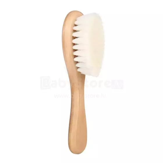 La Bebe™ Hair Brush Art.190448 Mīksta matu suka ar dabīgiem sariem