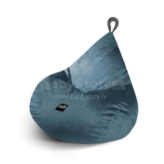 Qubo™ Tiny Drop Indigo Fresh Fit  Art.210252 Sēžammaiss, mīkstais, ergonomisks pufs bērniem (beanbag)