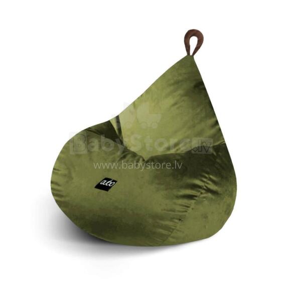 Qubo™ Tiny Drop Olive Fresh Fit  Art.210254 Sēžammaiss, mīkstais, ergonomisks pufs bērniem (beanbag)