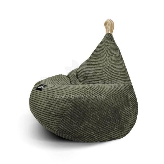 Qubo™ Tiny Drop Moss Feel Fit  Art.210270 Sēžammaiss, mīkstais, ergonomisks pufs bērniem (beanbag)