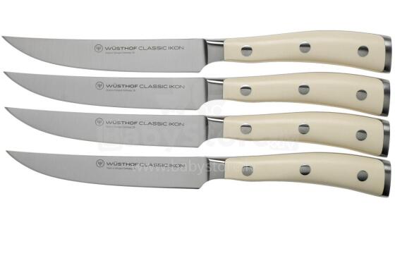 WUSTHOF Classic Ikon Creme 4-piece steak knife set