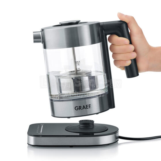 GRAEF WK350 Electric kettle with a tea strainer, glass