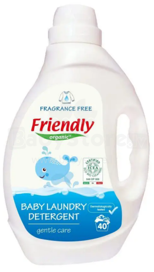 Friendly Organic Art.FR2298  Šķidrais mazgāšanas želeja bez smaržas, 2 l