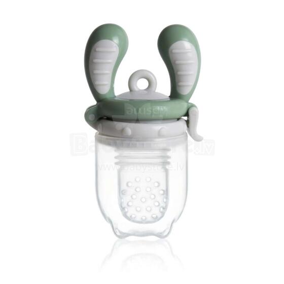 Kidsme Baby Food Feeder  Art.160350GR Grey Silikona ēdināšanas ierīce cietiem produktiem (vidējs)