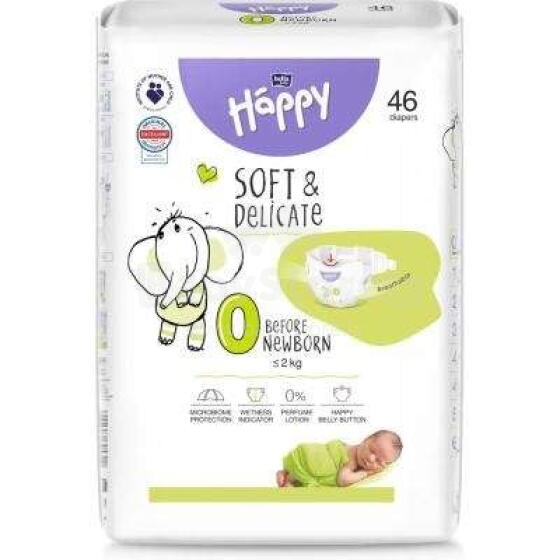 Happy Before Newborn Art.93869 Baby mähkmed suurus 0 kuni 2 kg, 46 tk.