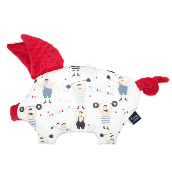 La Millou Pig Pillow Circus Red Art. 95372  Augstākās kvalitātes spilvens (30x45 cm)