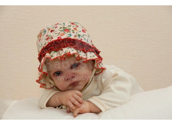 Lorita art.414 Bērnu kokvilnas cepure ar austiņiem Pavasaris-vasara