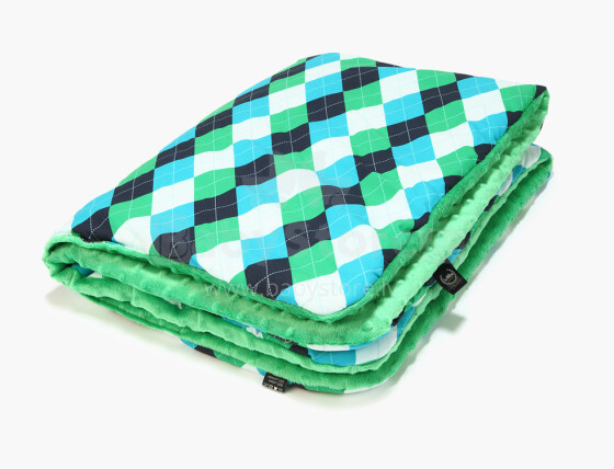 La Millou Art. 83540 Preschooler's Blanket Golf Kelly Green Высококачественное детское двустороннее одеяло (110x140 см)