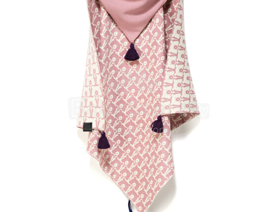 „La Millou“ menas. 83598 Medvilnės konkurso antklodės saldainių meškos Aukščiausios kokybės dvipusė antklodė su gobtuvu (80x80 cm)