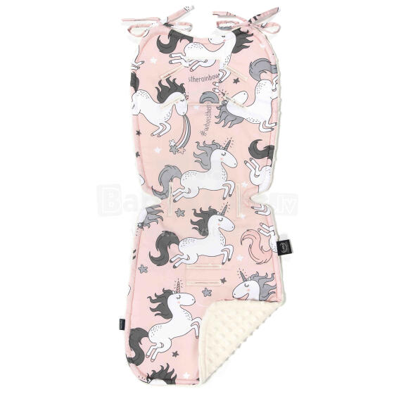 La Millou Art. 86589 Stroller Pad Unicorn Pink  Mīksts ieliktnis ratiņiem