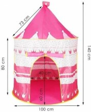 Springos Vigvam Art.KG0018 Pink Игровая палатка детская 100x140см