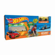 TCG spēļu paklājiņš ar transportlīdzekļu celiņiem Hot Wheels Felt, 30741