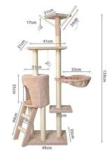 Kaķu skrāpis 138 cm. Vangaloo – krēms