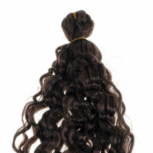 Ikonka Art.KX5081_1 Sünteetilised juuksed kudumine afroloki pruun