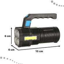 Ikonka Art.KX4834 Taktinis įkraunamas karinis LED prožektorius