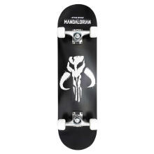 BIG WOODEN SKATEBOARD MANDALORIAN LOGO