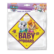 BABY ON BOARD PAW PATROL GIRLS