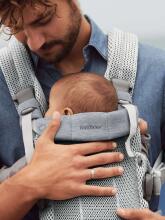 BABYBJORN kengursoma HARMONY 3D Mesh, sudraba, 088004