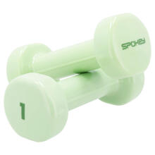 A set of vinyl dumbbells Spokey SHAPE 2x 1 kg