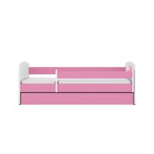 Bed babydreams pink princess horse with drawer with non-flammable mattress 140/70