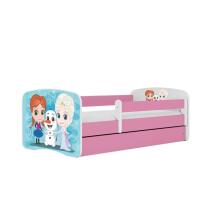 Babydreams pink Frozen bed with drawer without mattress 180/80