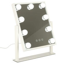 Ikonka Art.KX3942 LED make-up mirror with USB bulbs 25x30cm