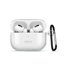 Caurspīdīgs EPICO AIRPODS PRO VĀCĪGS - BALTS caurspīdīgs