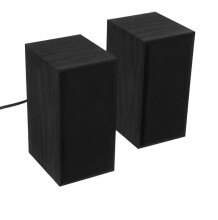 Tellur Basic 2.0 Speakers, 6W, USB/Jack, Wooden case, Volume control, Black