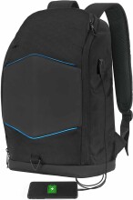 Tellur 15.6 Notebook Backpack Illuminated Strip, USB port, black