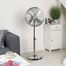 Beldray EH3263VDE chrome pedestal fan