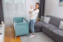 TRAVEL COT BASIC PLUS BEIGE